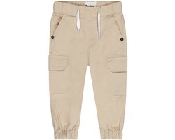 Dirkje Jongens Loose Fit Cargo Broek - Sand