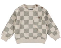 Dirkje - Sweater - Geblokt - Loose fit - Angora - Maat 56