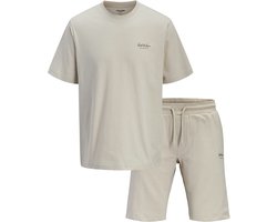JACK&JONES - Archive Graphic Shirt en Joggingshort Set Junior - Maat 152