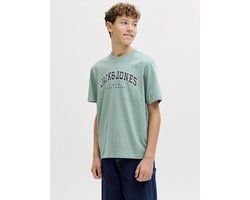JACK&JONES - JJECALEB VARSITY TEE SS O-NECK NOOS JNR - Jongens - T-shirts