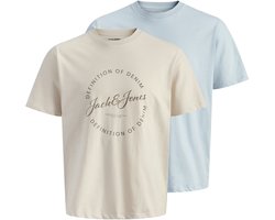 JACK&JONES - JJGRAYSON TEE SS CREW NECK 2PK MP JNR - Jongens - T-shirts