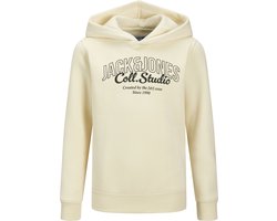 Jack&Jones kids jongens trui MAKOTO Antique White Big Print Regular Fit