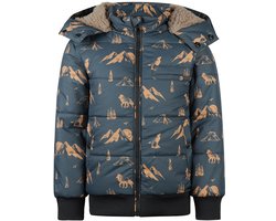 Koko Noko Jongens Jas - Steel blue