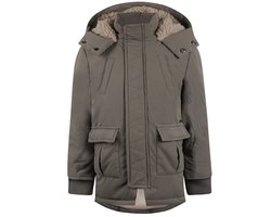 Koko Noko Jongens Parka Jas - Mid Grey