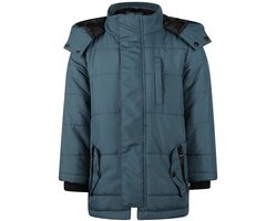 Koko Noko Jongens Parka Jas - Steel blue