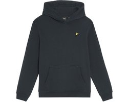 Lyle & Scott Brush Back Pullover Hoodie Truien & Vesten Jongens - Sweater - Hoodie - Vest- Donkerblauw - Maat 164/170