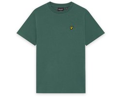 Lyle & Scott Plain T-shirt Polo's & T-shirts Jongens - Polo shirt - Lichtblauw - Maat 164/170