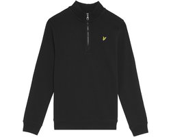 Lyle & Scott Quarter Zip Pullover Truien & Vesten Jongens - Sweater - Hoodie - Vest- Zwart - Maat 164/170