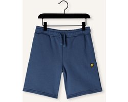 Lyle & Scott Sweat Short Broeken Jongens - Blauw - Maat 164/170