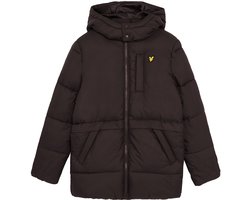 Lyle & Scott winter winterjas jongens - zwart - puffer, gewatteerd