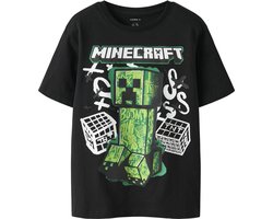 NAME IT - Di Minecraft SS Shirt Jongens - Maat 134/140