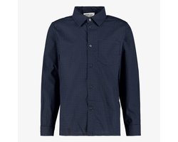 Name It jongens overhemd met borstzakje blauw - Maat 146/152