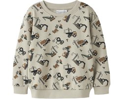 Name It mini jongens trui VIMO Island Fossil Excavator Regular Fit