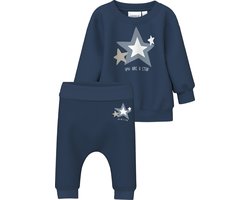 NAME IT - NBMVONNE LS SWEAT BOX BRU SET - Baby - Vesten