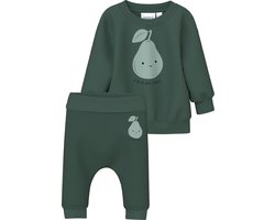 NAME IT NBMVONNE LS SWEAT BOX BRU SET Jongens Trui - Maat 80