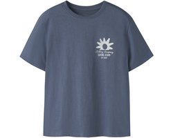 NAME IT - NKMFAKIM SS NREG TOP - Jongens - T-shirts - blauw - maat 122/128
