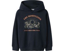 NAME IT - NKMVILDAR LS SWEAT BOX BRU - Jongens - Sweaters