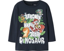 NAME IT- NMMJIK PAW LS NREG TOP BOX NOOS CPLGM - Jongens - T-shirt