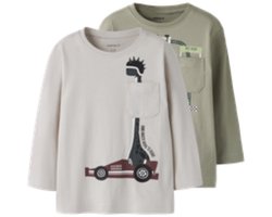 NAME IT - NMMVILIAN 2P LS NREG TOP - Jongens - Lange mouwen shirts