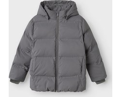 Name it winter winterjas jongens - grijs - puffer - NknMusk