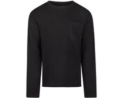 No Way Monday Jongens Loose Fit T-shirt - Black