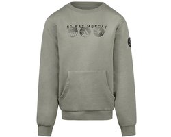 No Way Monday Jongens Trui - Faded green