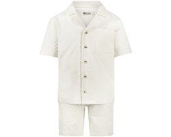 No Way Monday - Kledingset - Off White - Loose Fit - Maat 140