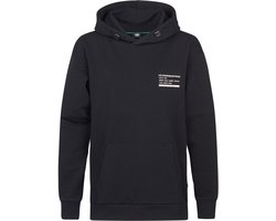 Petrol Industries - Jongens Backprint Hoodie Puget - Zwart - Maat 176