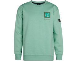 Petrol Industries - Jongens Backprint Sweater Pocono - Blauw - Maat 164