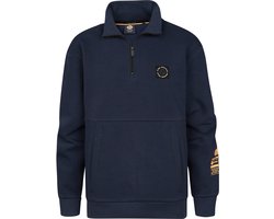 Petrol Industries - Jongens Half-zip trui Hermosillo - Blauw - Maat 164