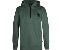 Petrol Industries - Jongens Hoodie Met Rits Redwood - Groen - Maat 176
