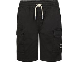 Petrol Industries - Jongens Relaxed Cargo Short Bahia - Zwart - Maat 164