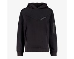 Unsigend jongens hoodie zwart - Maat 170/176