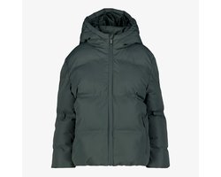 Unsigned gewatteerde jongens winterjas groen - Maat 98
