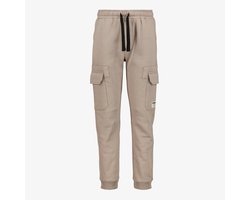 Unsigned jongens cargo joggingbroek beige - Maat 158/164 - Sweatpants