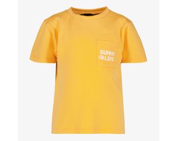 Unsigned jongens T-shirt geel - Maat 110/116