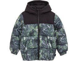 WE Fashion Jongens gewatteerde jas met print