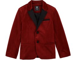 WE Fashion Jongens regular fit velvet blazer