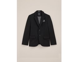WE Fashion Jongens slim fit blazer met structuur