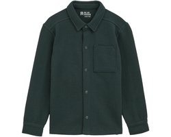 WE Fashion Jongens sweat overshirt met structuur