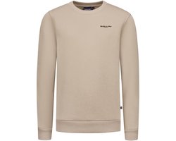 Ballin Amsterdam - Jongens Regular fit Sweaters Crewneck LS - Taupe - Maat 16