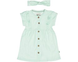 Dirkje Meisjes Jurk - Light aqua