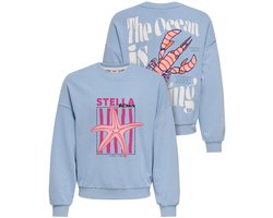 Kids Only Karlie Life Loose Printed Sweater Meisjes - Maat 158/164