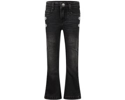 Koko Noko Meisjes Flared Jeans - Black jeans