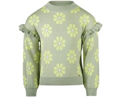 Koko Noko Meisjes Trui - Faded green