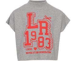 LOOXS 10sixteen 2611-5415-006 Meisjes Seizoen > ss26 - Maat 134/140 - Grijs van 100% Cotton