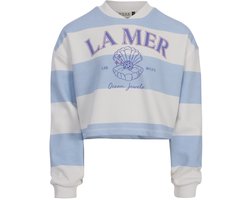 LOOXS 10sixteen 2612-5332-152 Meisjes sweater - Maat 134/140 - licht Blauw van 87% Cotton 13% Polyester