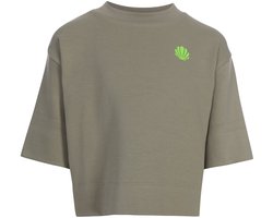 LOOXS 10sixteen 2612-5405-372 Meisjes T-Shirt - Maat 146/152 - taupe van 94% Cotton 6% Elastane