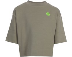 LOOXS 10sixteen 2612-5405-372 Meisjes T-Shirt - Maat 170/176 - taupe van 94% Cotton 6% Elastane