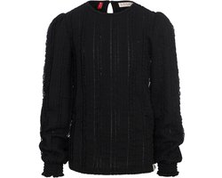 LOOXS Little 2531-7114-094 Meisjes Outlet > Blouse - Maat 128 - antraciet van 95% polyester 5% spandex